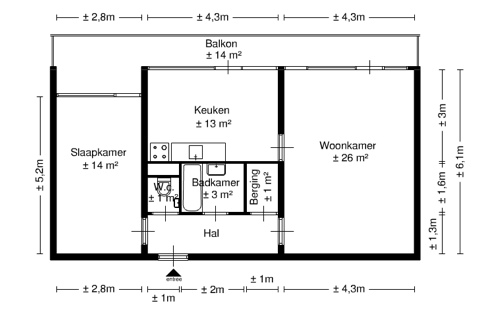 Plattegrond Urkhovenseweg 40